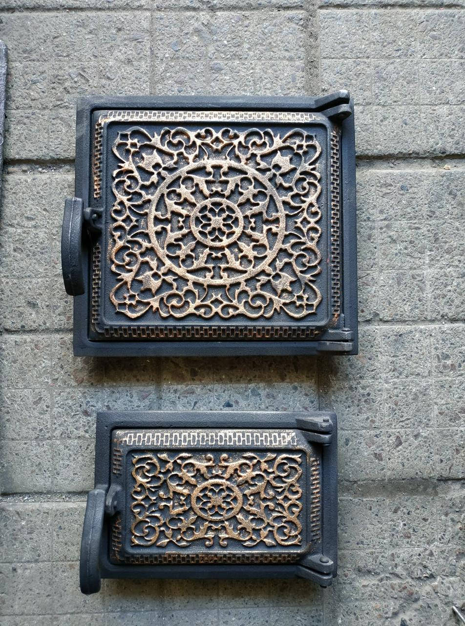 

Дверца для печи и барбекю Спарка раздельная, печная дверца