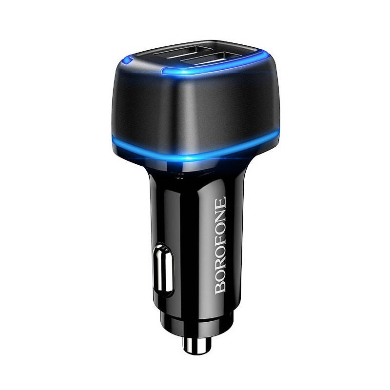 

Автомобильное зарядное устройство Borofone BZ14 Max (2USB/2.4A) черный