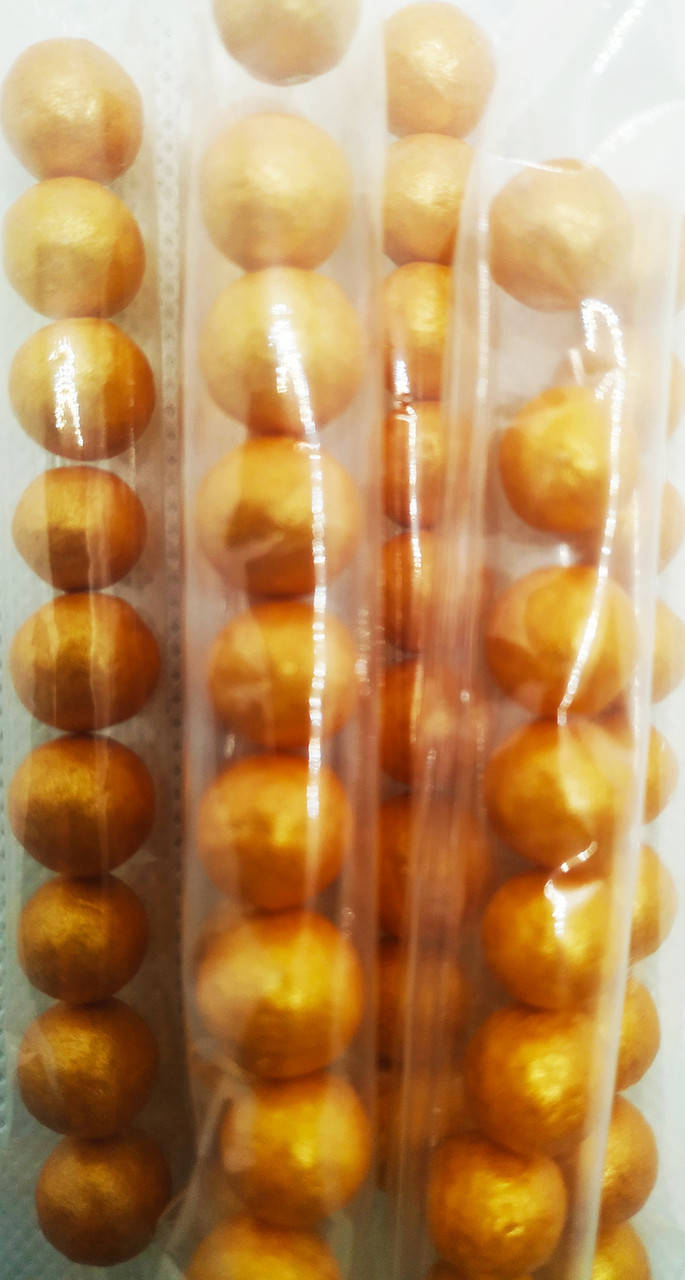 

Кульки цукрові перламутрові ЗОЛОТІ д 10 мм, Бирюзовый