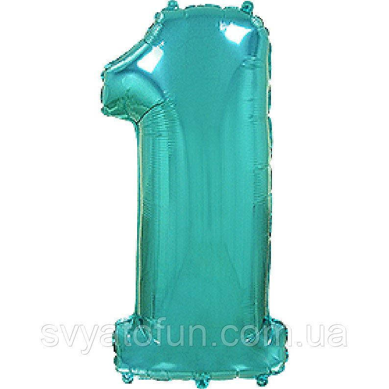 

Фольгированный шар цифра "1" тиффани 40" Flexmetal