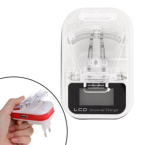 

Универсальная зарядка батарей Лягушка с ЖК экраном