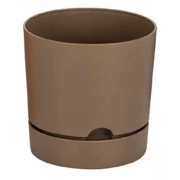 

Горшок для цветов Рoliwork Begonya круглый 1,8 л 15 x 14 см, Цвет Cветло-Коричневый