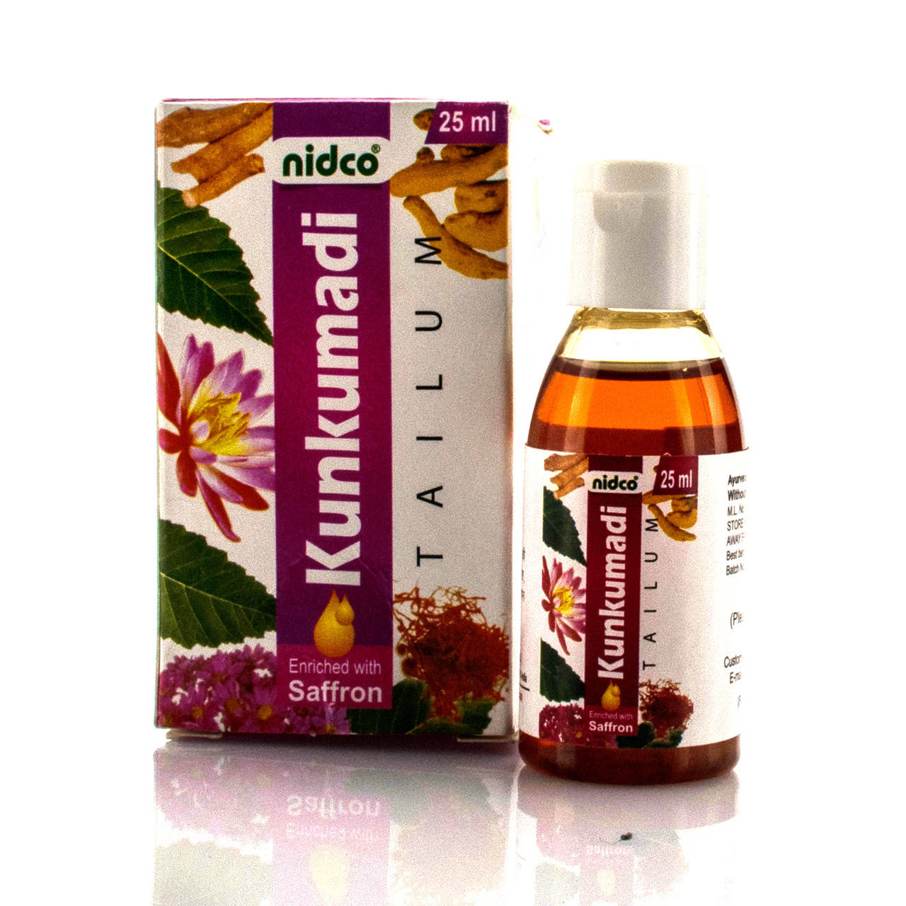 

Кумкумади / Nidco / Kumkumadi / Face Oil / Tailum / Масло для лица / 25 ml