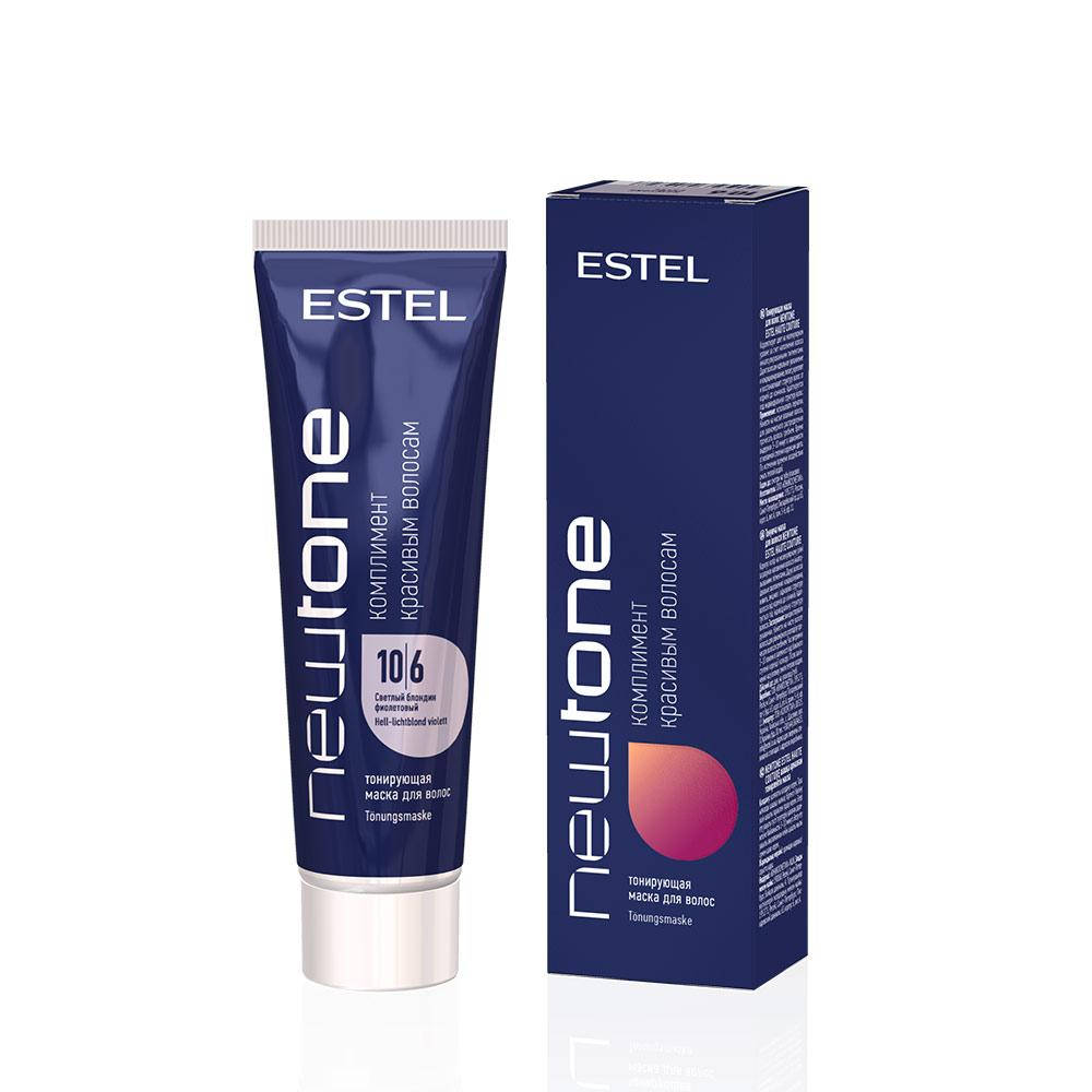 

Тонирующая маска для волос Estel Newtone 10/6 Светлый блондин фиолетовый 60 мл