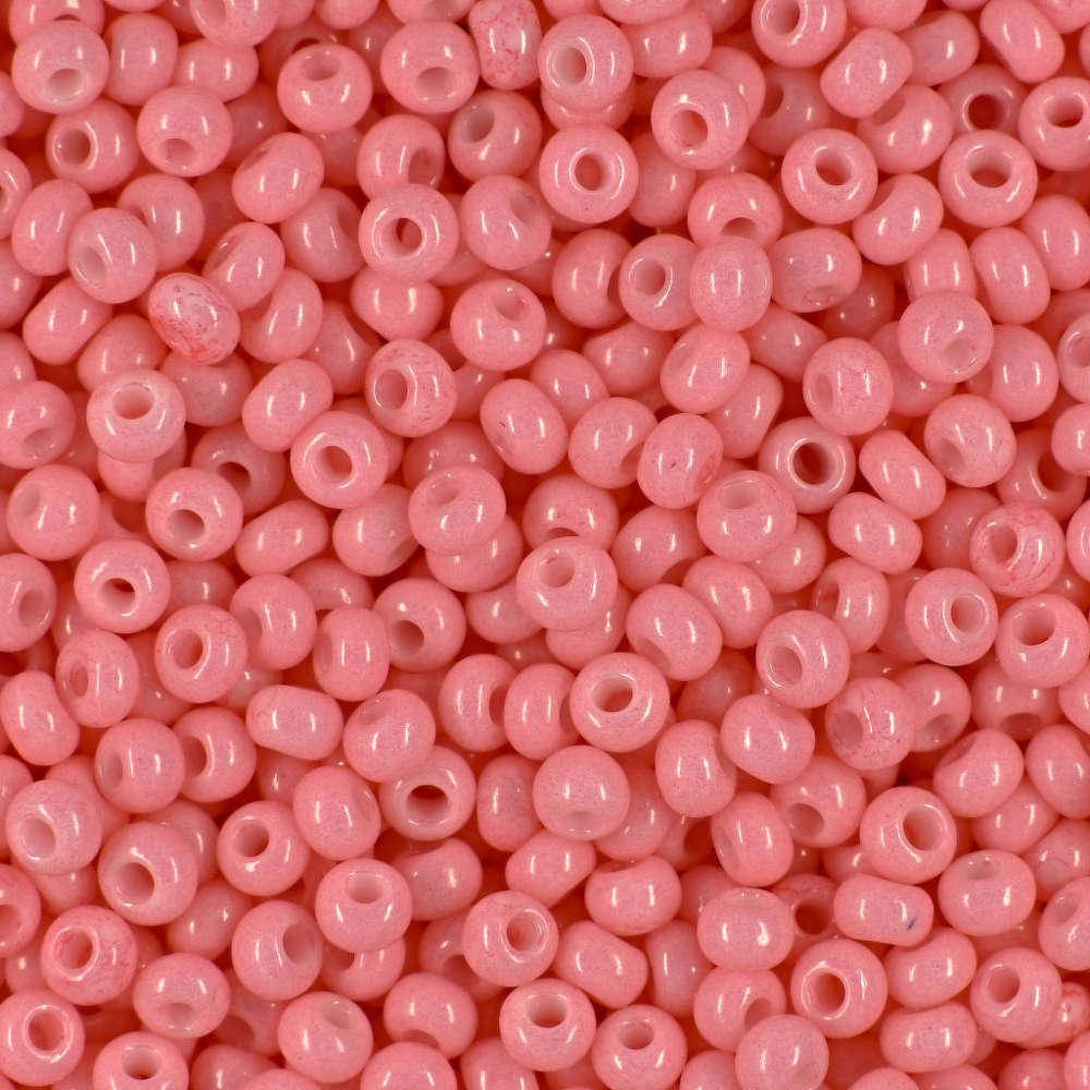 

03191 Чешский бисер Preciosa /10 для вышивания Бисер розовый алебастровый стеклярус