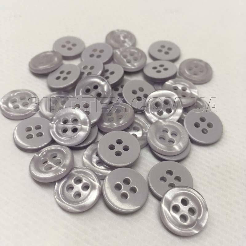 

10 шт. - Пуговицы рубашечные Ø-11мм цвет светло-сиреневый (1-2008-Ю-0026)