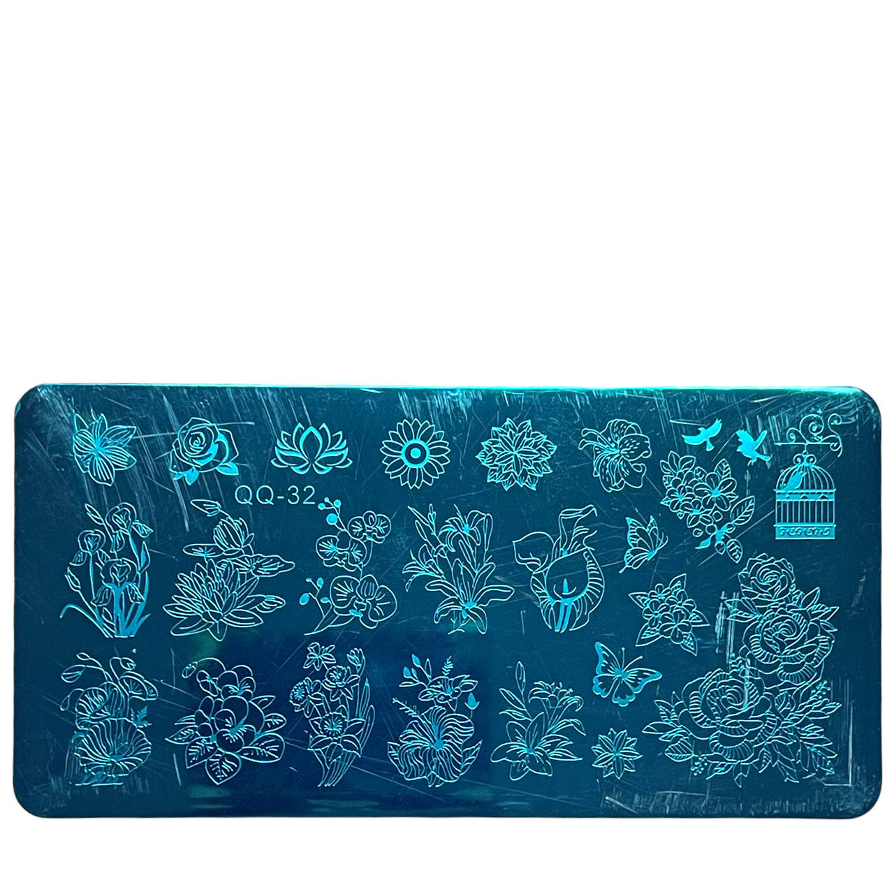 

Диск для стемпинга металлический, маленький (12 см * 6 см) QQ-32 (13)