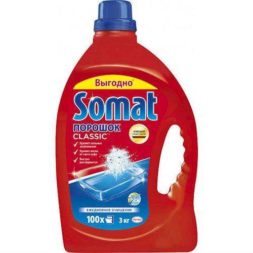 

Порошок для мытья посуды в посудомоечной машине Somat с эффектом соды 3 кг