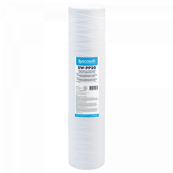 

Картридж из полипропиленовой нити Ecosoft Big Blue 20 дюймов