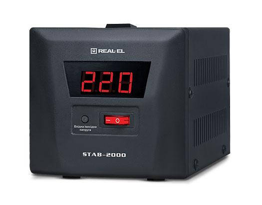 

Стабилизатор напряжения REAL-EL STAB-2000 уценка