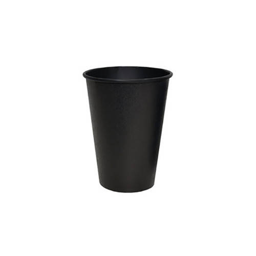 

Бумажный черный стакан 175мл 50шт Ø69