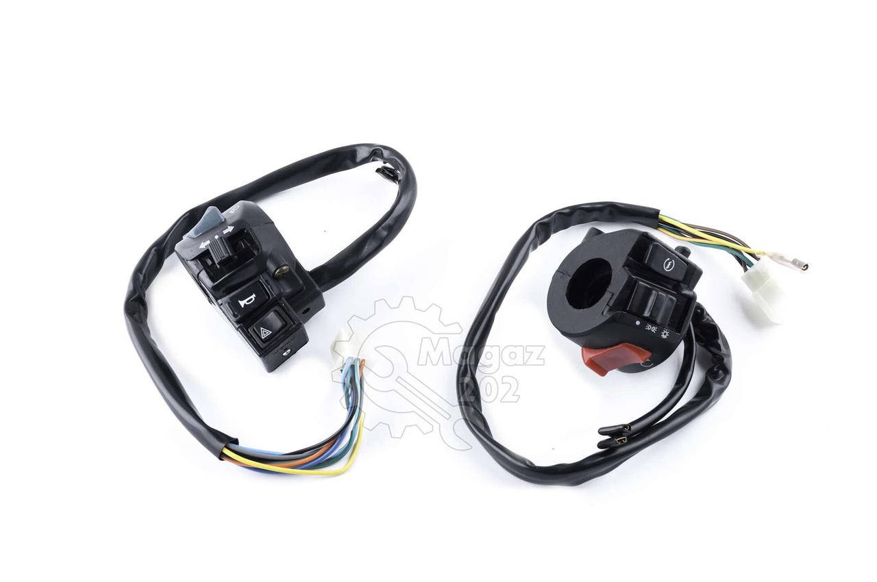 

Блоки кнопок руля (пара) 4T CH250 (с кнопкой аварийного сигнала) (черные) XVP