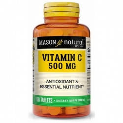 

Mason Natural, Витамин C, 500 мг, 100 таблеток США Оригнал