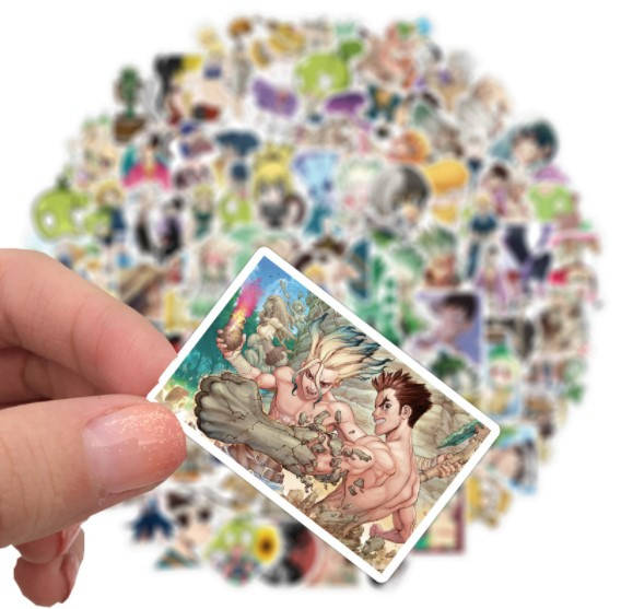 

Dr. Stone Доктор Стоун виниловые стикеры по штучно