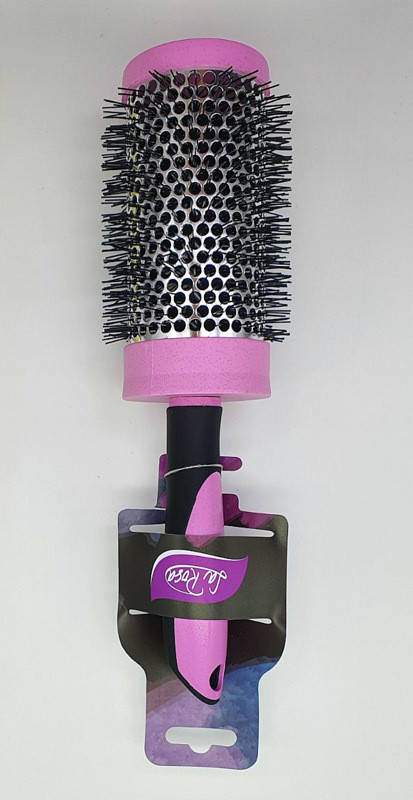 

Щётка брашинг для сушки волос круглая La Rosa Brush розовая 9560, Розовый