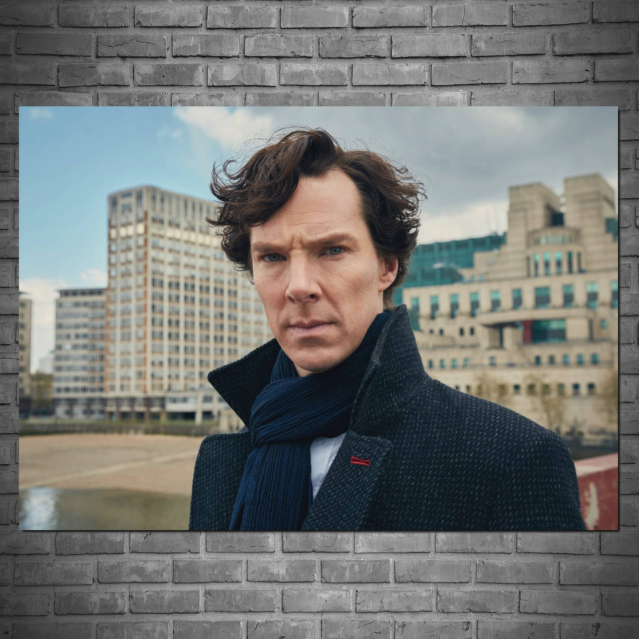 

Плакат "Шерлок Холмс на фоне Лондона, Sherlock" (артикул 5140) 30, Полуглянец, 42