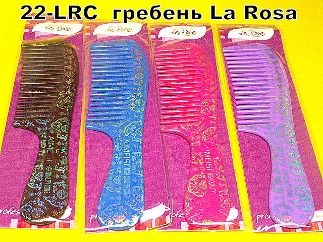 

Гребень для волос La Rosa детский с ручкой плоский 22-LRC