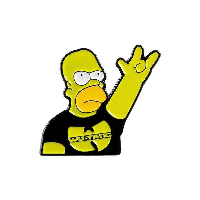 

"Гомер Симпсон Wu-tang (Симпсоны)" значок (пин) металлический