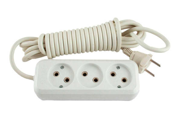 

Удлинитель 3-х мест.(2*0,5мм) 3м 10А Харьков