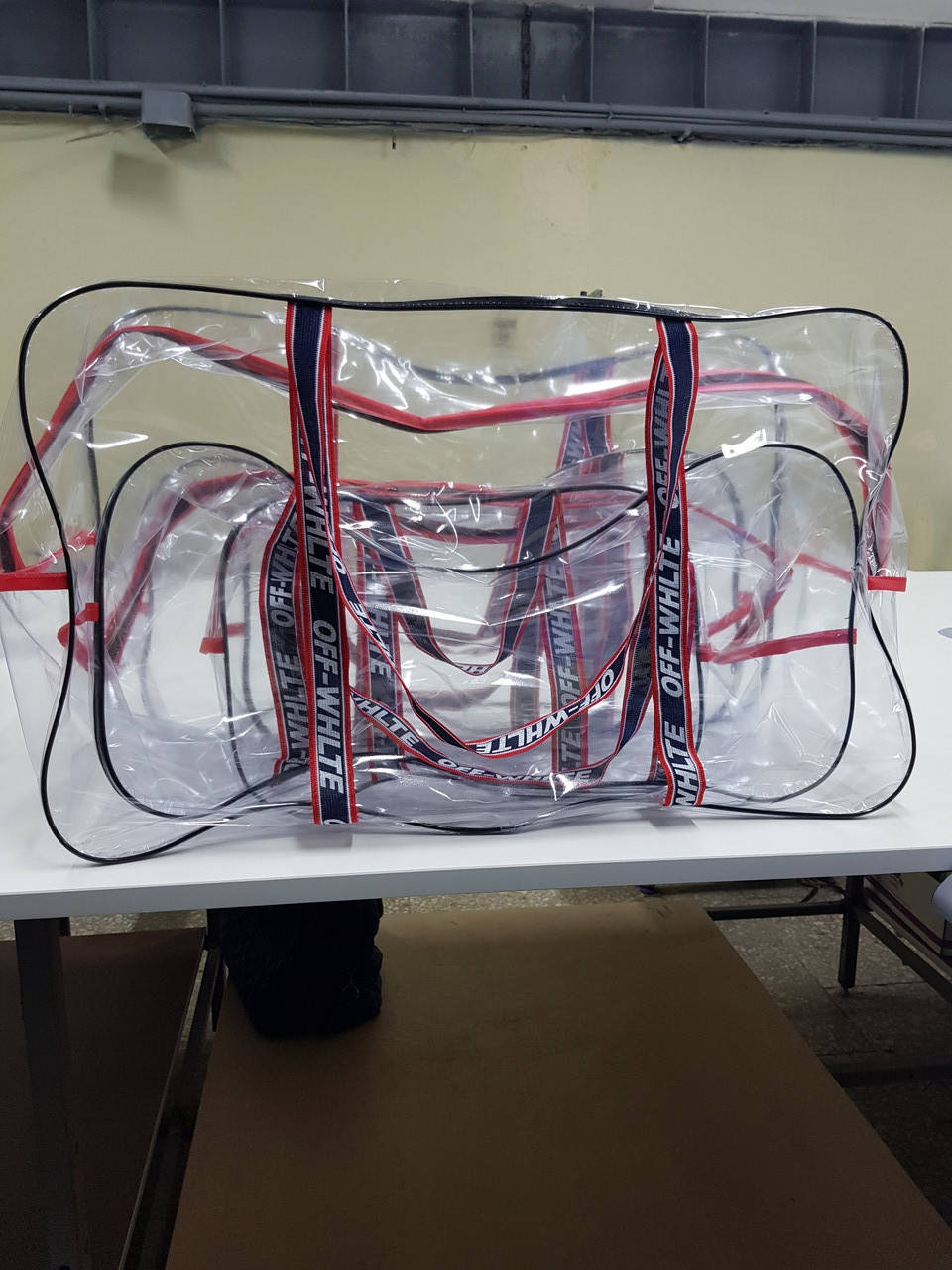 

Набор прозрачных сумок в роддом light breeze/off-white
