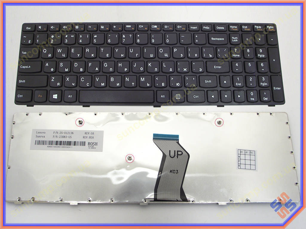 

Клавиатура для LENOVO IdeaPad G500, G505, G510, G700, G710 ( RU Black )., Черный