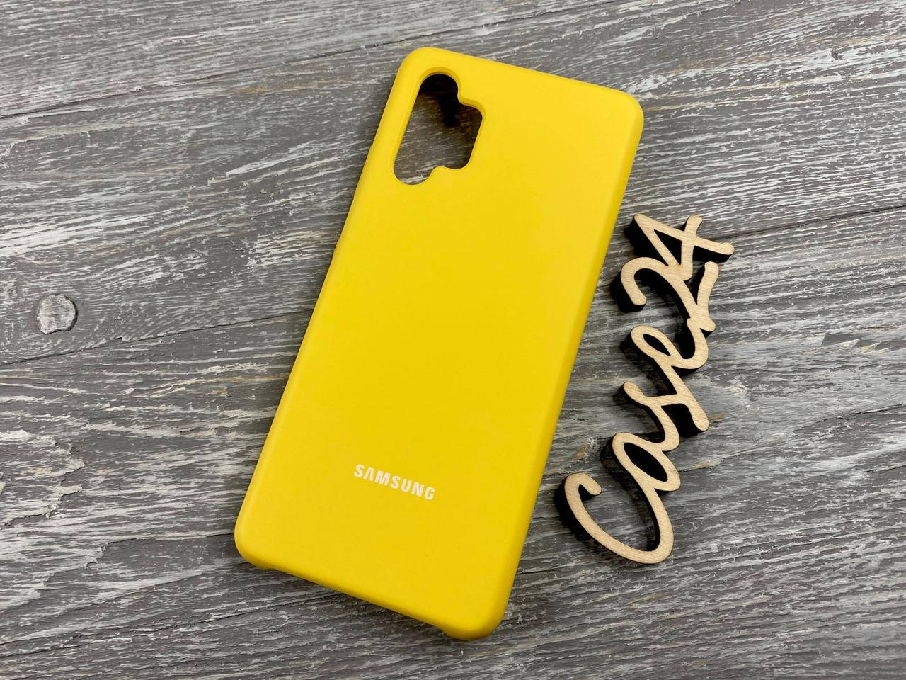 

Чехол Soft touch для Samsung Galaxy A32 (8 цветов) желтый