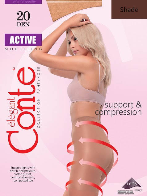 

Капроновые колготки Conte - Active, 20 den