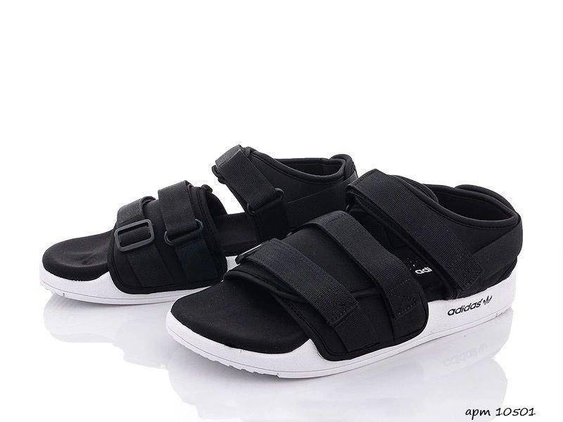 

Cандалии мужские Adidas Adilette Sandals, черные 45-28.5 см, Черный
