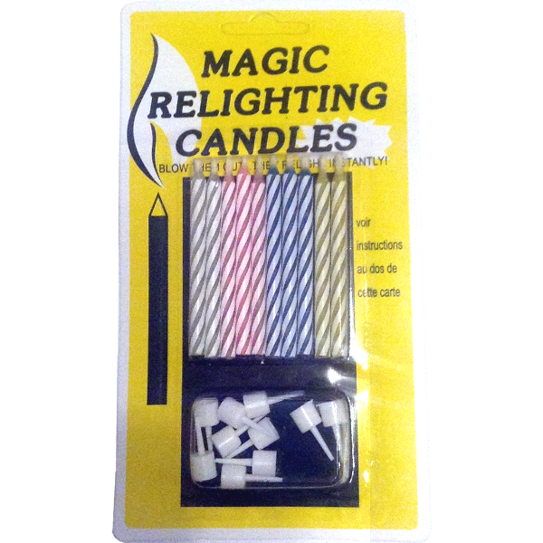 

Незадуваемые свечи SoFun magic candles тортовые