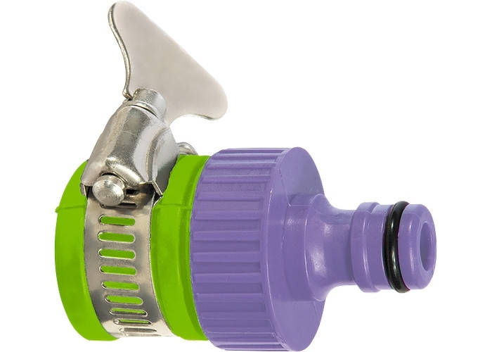 

Адаптер пластмассовый, 3/4 с внешним хомутом PALISAD