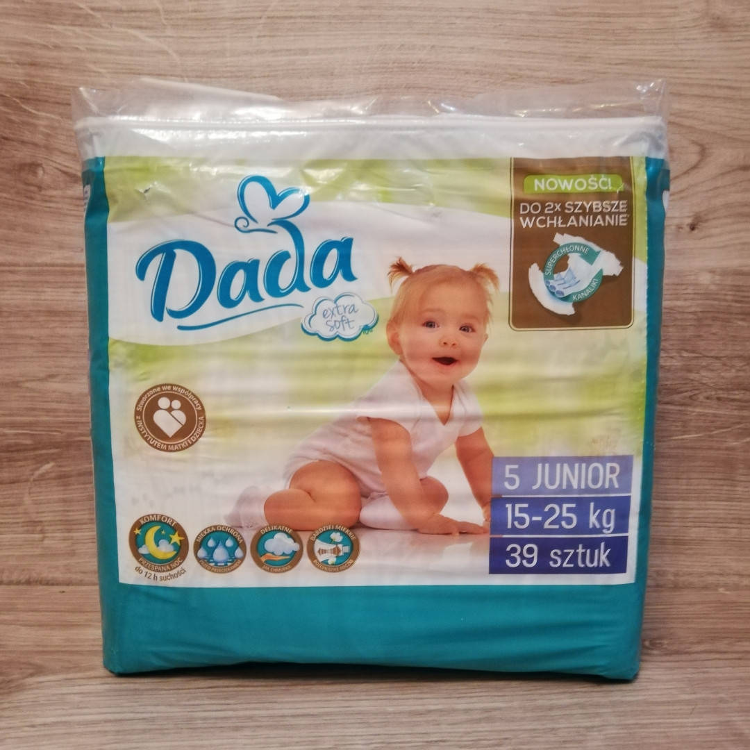 

Подгузники Dada Extra Soft 5 Junior (15-25 кг), 39 шт
