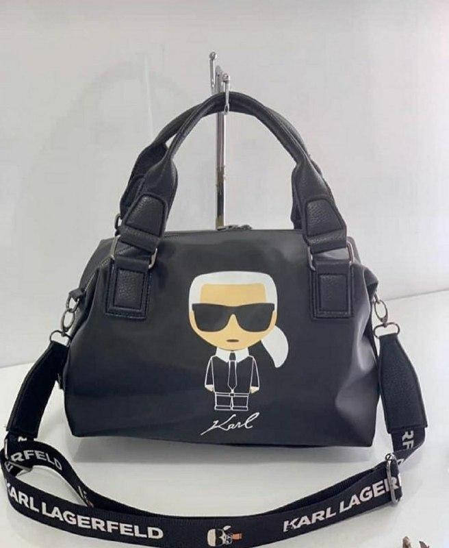 

Комбинированная сумка Karl Lagerfeld, Черный