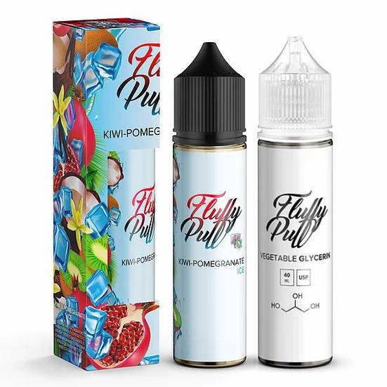 

Набор для самозамеса жидкости Fluffy Puff Kiwi-Pomegranate Ice 60 мл.