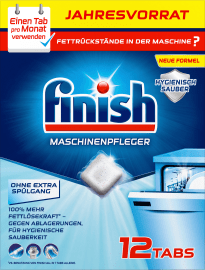

Finish Spülmaschinenpfleger Tabs Таблетки для чистки посудомоечных машин
