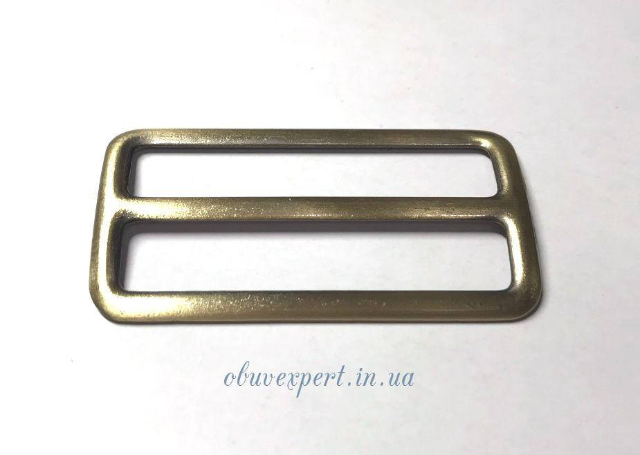 

Пряжка-перетяжка 50 мм Антик