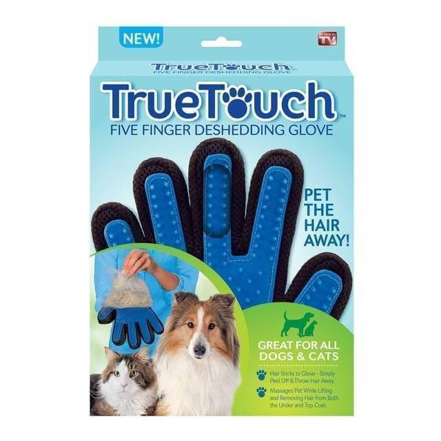 

Массажная перчатка для чистки животных True touch 908-27, одобренно