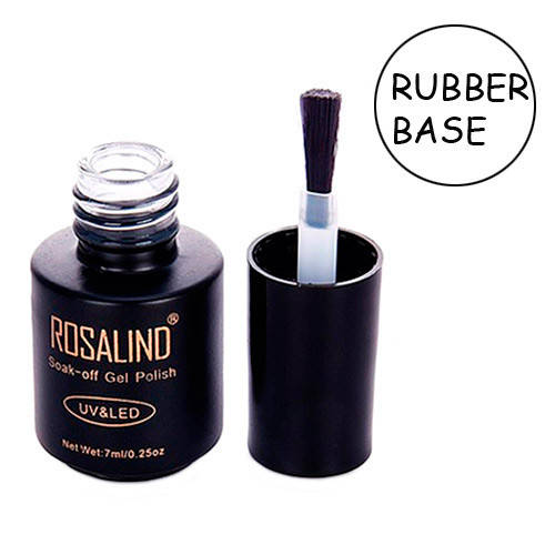 

Базовое покрытие, каучуковая база для гель-лака шеллака Rosalind 7мл