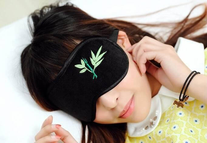 

Маска для сна хлопок черная, Черный