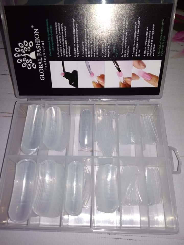 

Многоразовые формы Global для полигеля с разметкой, 100 шт