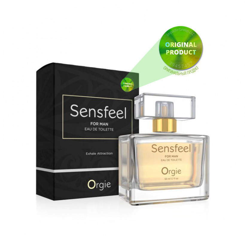 

Мужская туалетная вода Orgie SENSFEEL + афродизиак, 50 мл