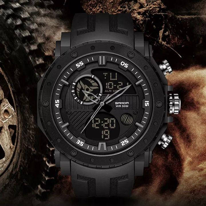 

Часы электронные мужские спортивные Sanda