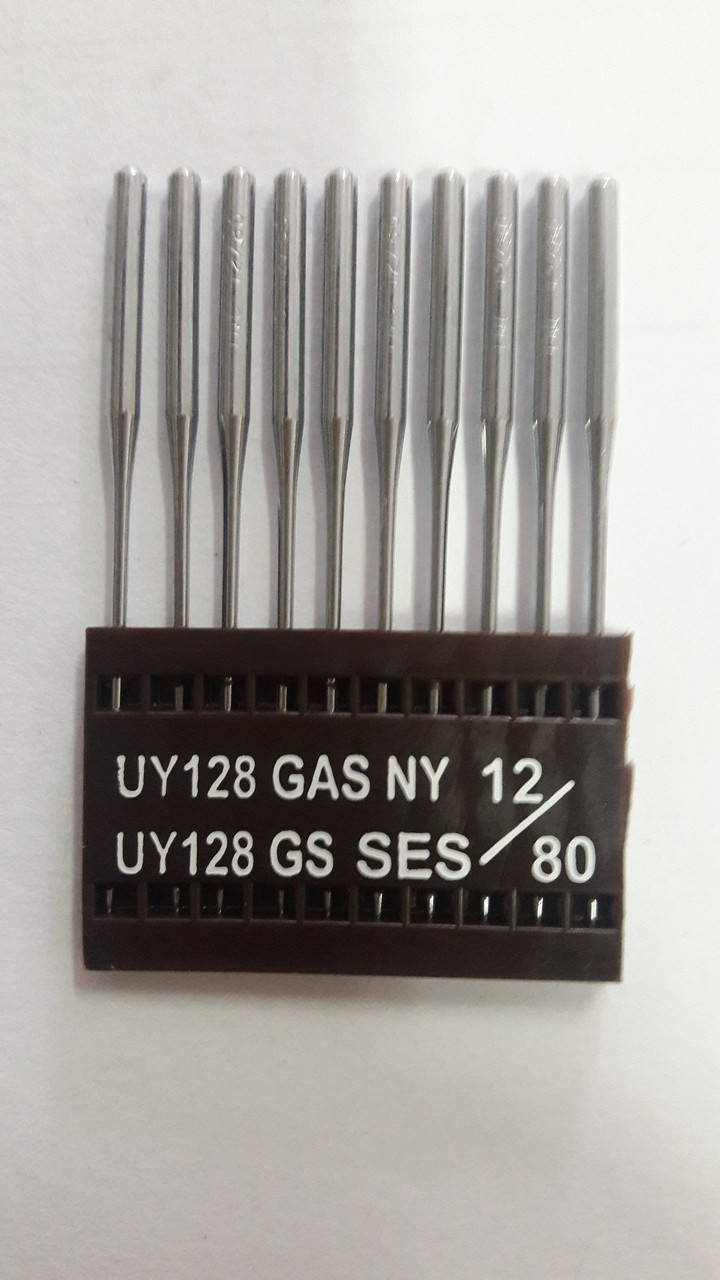 

Иглы для промышленных швейных машин "Триумф"UY 128 GAS SES №80/12 (уп.10шт)