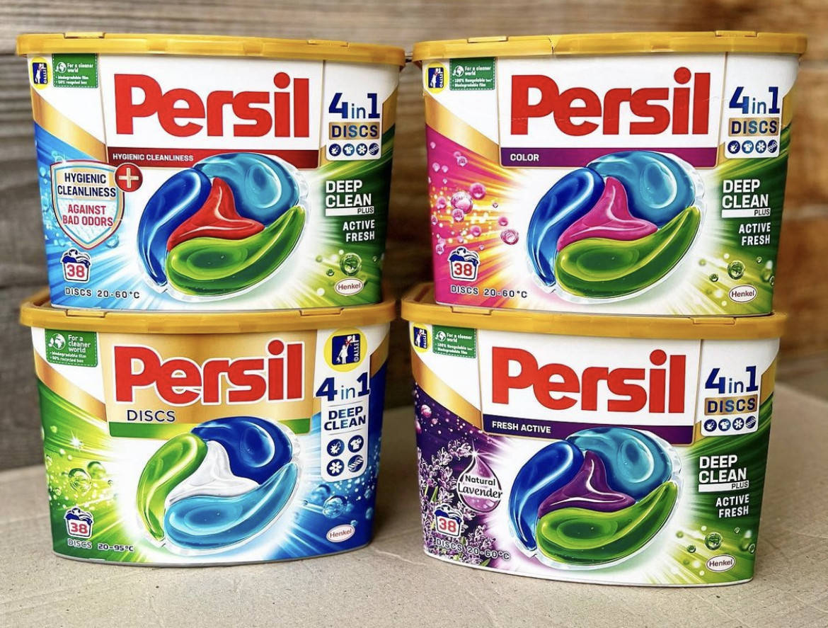 

Капсули для прання універсал Persil Discs-Caps 4 в 1, 38шт