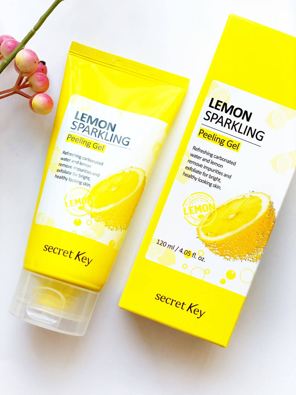 

Лимонная пилинг-скатка для лица Secret Key Lemon Sparkling Peeling Gel 120 ml