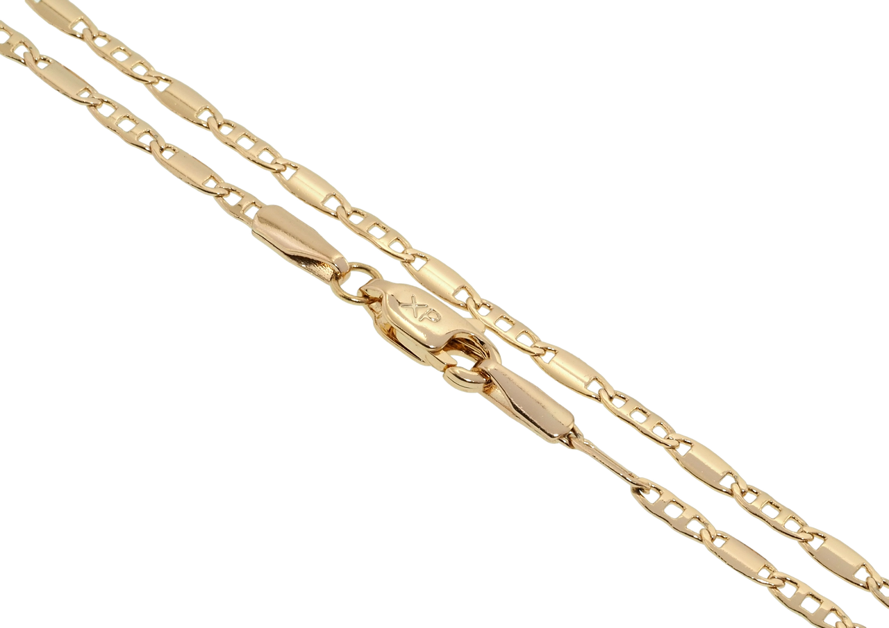 

Цепочка Xuping Позолота 18K "Плетение Морская цепь" длина 44см х 3мм