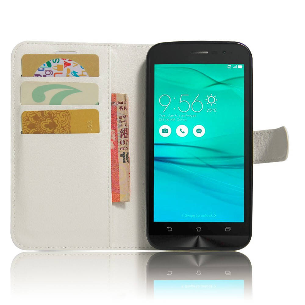 

Чехол-книжка Litchie Wallet для Asus Zenfone Go ZB500KL Белый