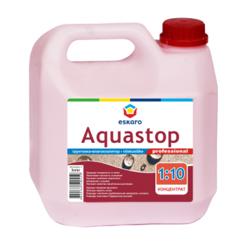 

Грунтовка ESKARO Aquastop Professional, 3л, концентрат (1:10)
