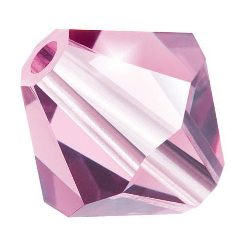 

Хрустальные биконусы Preciosa (Чехия) 3 мм Light Amethyst, Фиолетовый