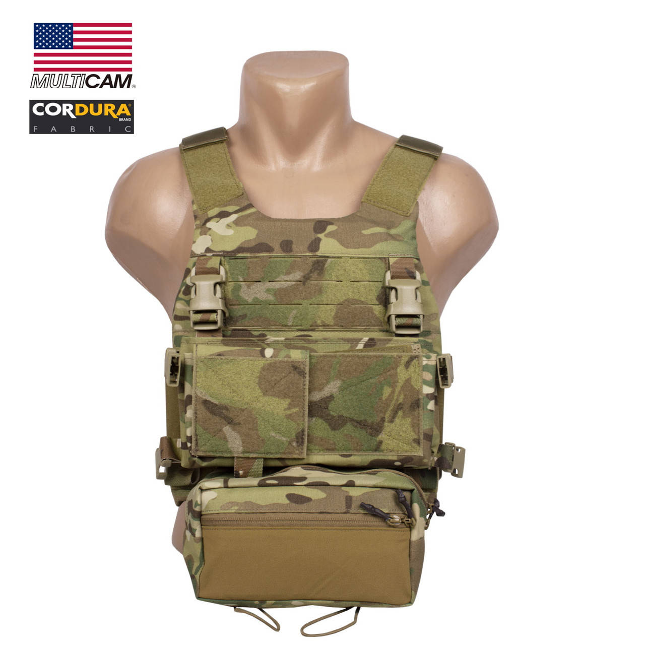 

Плитоноска Emerson FCS Style VEST W/MK Chest Rig, Multicam, Плитоноска