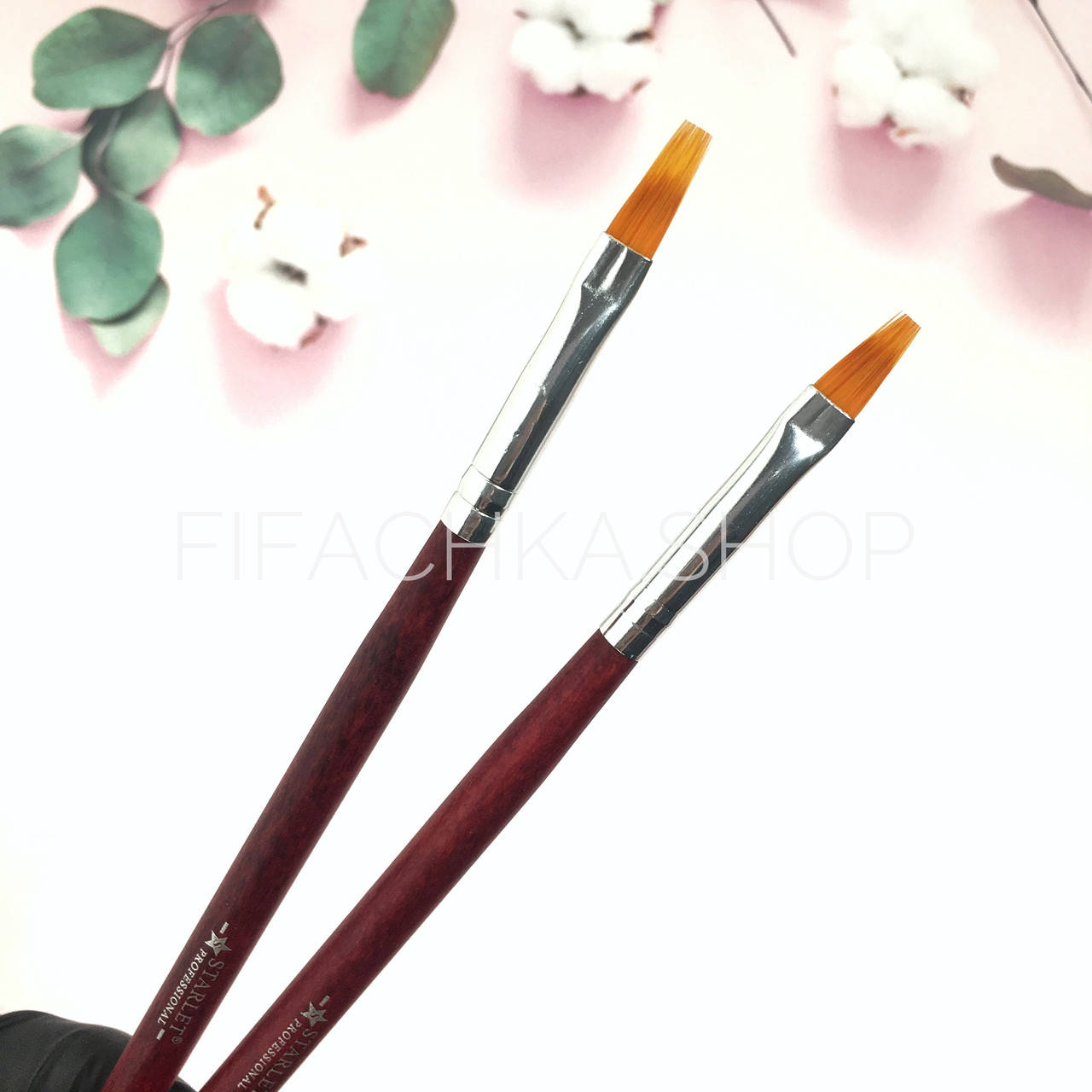 

Кисть для омбре, градиента, коричневая, Starlet Professional